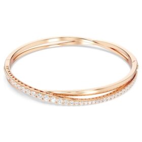 Bracciale Hyperbola bianco, placcato in oro rosa Bracciale Hyperbola bianco, placcato in oro rosa