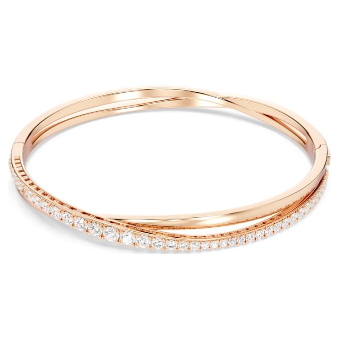 Bracciale Hyperbola bianco, placcato in oro rosa Bracciale Hyperbola bianco, placcato in oro rosa