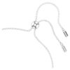 Bracciale Hyperbola con simbolo dell’Infinity e cuore, bianco, placcato in rodio