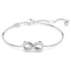 Bracciale Hyperbola Infinity, bianco, placcato in rodio Bracciale Hyperbola Infinity, bianco, placcato in rodio