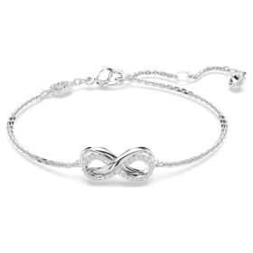 Bracciale Hyperbola Infinity, bianco, placcato in rodio Bracciale Hyperbola Infinity, bianco, placcato in rodio
