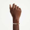 Bracciale Idyllia con perla di cristallo, bianco, placcato oro Bracciale Idyllia con perla di cristallo, bianco, placcato oro