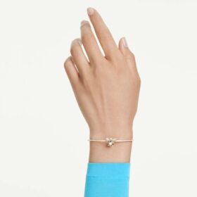 Bracciale Idyllia con tagli misti, ape, multicolore, placcato oro Bracciale Idyllia con tagli misti, ape, multicolore, placcato oro