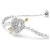 Bracciale Idyllia con tagli misti, cuore con freccia, bianco, placcato in rodio Bracciale Idyllia con tagli misti, cuore con freccia, bianco, placcato in rodio