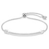 Bracciale Idyllia con tagli misti, freccia, bianco, placcato in rodio Bracciale Idyllia con tagli misti, freccia, bianco, placcato in rodio