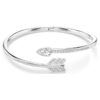 Bracciale Idyllia con tagli misti, freccia, bianco, placcato in rodio Bracciale Idyllia con tagli misti, freccia, bianco, placcato in rodio