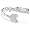 Bracciale Idyllia con tagli misti, freccia, bianco, placcato in rodio Bracciale Idyllia con tagli misti, freccia, bianco, placcato in rodio