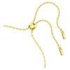 Bracciale Idyllia con tagli misti, trifoglio, verde, placcato oro Bracciale Idyllia con tagli misti, trifoglio, verde, placcato oro
