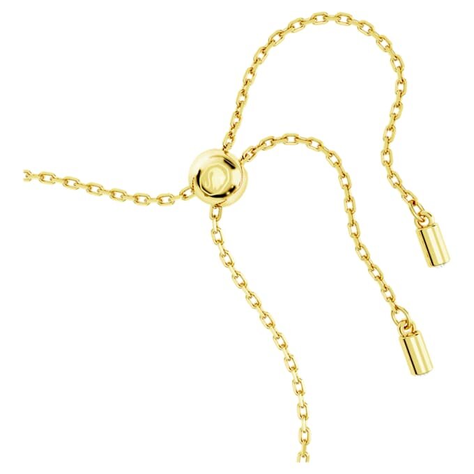 Bracciale Idyllia con tagli misti, trifoglio, verde, placcato oro Bracciale Idyllia con tagli misti, trifoglio, verde, placcato oro