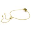 Bracciale Idyllia con tagli misti, trifoglio, verde, placcato oro Bracciale Idyllia con tagli misti, trifoglio, verde, placcato oro