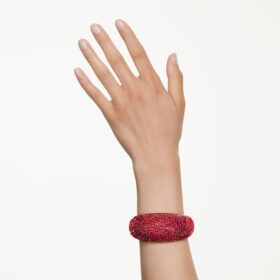 Bracciale Idyllia rosso, placcato in oro
