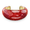Bracciale Idyllia rosso, placcato in oro Bracciale Idyllia rosso, placcato in oro