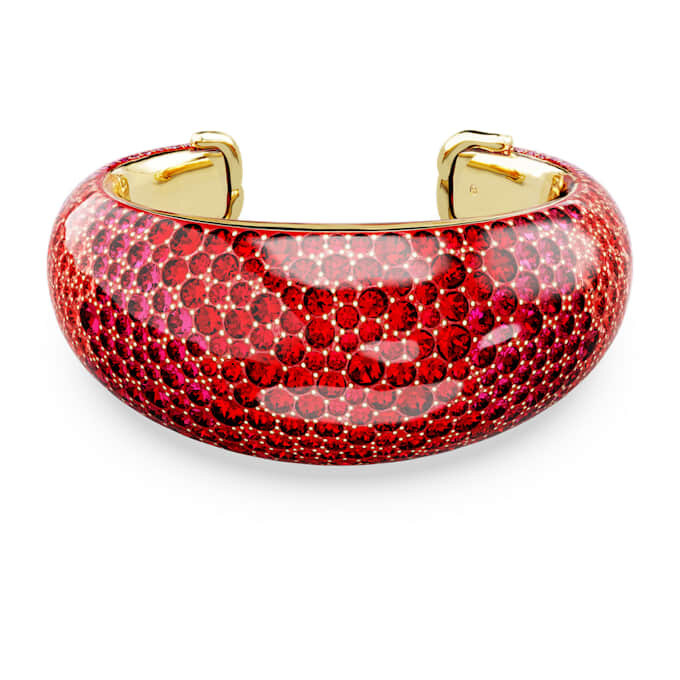 Bracciale Idyllia rosso, placcato in oro Bracciale Idyllia rosso, placcato in oro