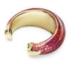 Bracciale Idyllia rosso, placcato in oro Bracciale Idyllia rosso, placcato in oro