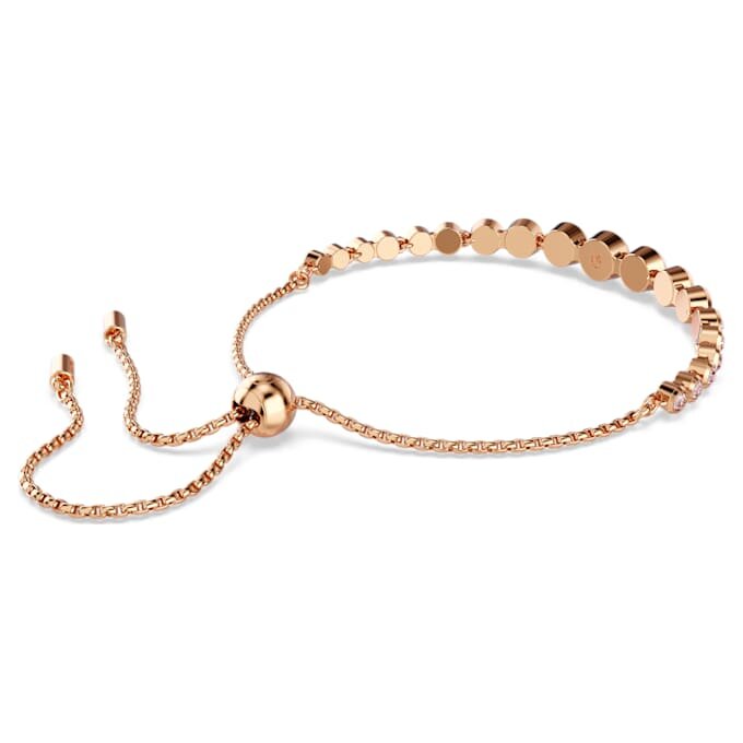 Bracciale Imber con cristalli misti a taglio rotondo, rosa, placcato oro rosa Bracciale Imber con cristalli misti a taglio rotondo, rosa, placcato oro rosa