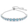 Bracciale Imber con cristalli rotondi misti, blu, placcato in rodio Bracciale Imber con cristalli rotondi misti, blu, placcato in rodio