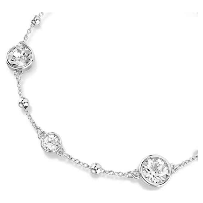 Bracciale Imber con taglio rotondo, bianco, placcato in rodio Bracciale Imber con taglio rotondo, bianco, placcato in rodio