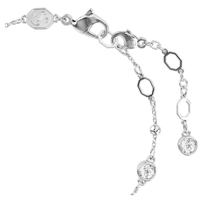 Bracciale Imber con taglio rotondo, bianco, placcato in rodio Bracciale Imber con taglio rotondo, bianco, placcato in rodio