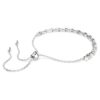 Bracciale Matrix con perla di cristallo, taglio rotondo, bianco, placcato in rodio Bracciale Matrix con perla di cristallo, taglio rotondo, bianco, placcato in rodio