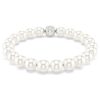 Bracciale Matrix con perle di cristallo, bianco, placcato in rodio Bracciale Matrix con perle di cristallo, bianco, placcato in rodio