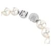 Bracciale Matrix con perle di cristallo, bianco, placcato in rodio Bracciale Matrix con perle di cristallo, bianco, placcato in rodio