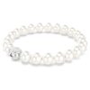 Bracciale Matrix con perle di cristallo, bianco, placcato in rodio Bracciale Matrix con perle di cristallo, bianco, placcato in rodio