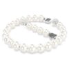 Bracciale Matrix con perle di cristallo, bianco, placcato in rodio Bracciale Matrix con perle di cristallo, bianco, placcato in rodio