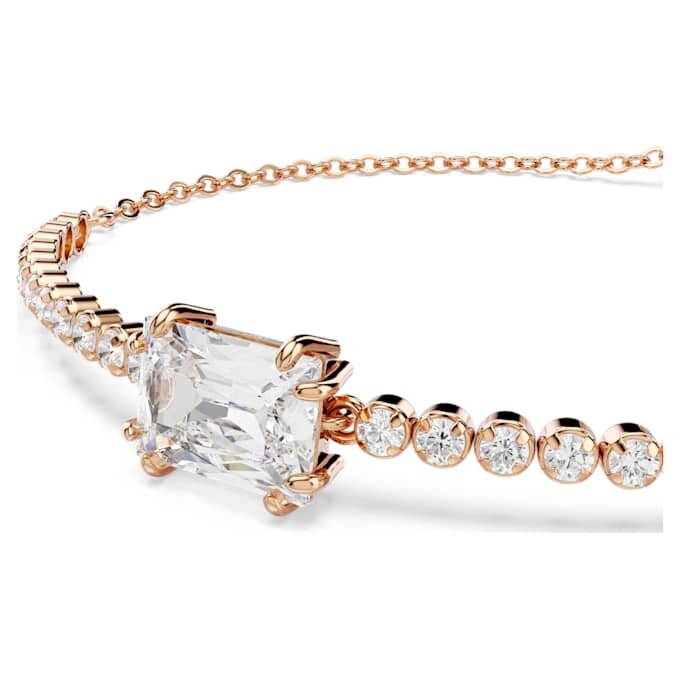 Bracciale Matrix con tagli misti, bianco, placcato in oro rosa Bracciale Matrix con tagli misti, bianco, placcato in oro rosa