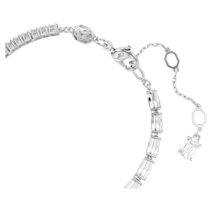 Bracciale Matrix con tagli misti, bianco, placcato in rodio Bracciale Matrix con tagli misti, bianco, placcato in rodio