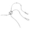 Bracciale Matrix con tagli misti, blu, placcato in rodio