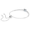 Bracciale Matrix con tagli misti, blu, placcato in rodio