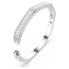Bracciale Matrix con taglio a baguette, forma ottagonale, bianco, placcato in rodio Bracciale Matrix con taglio a baguette, forma ottagonale, bianco, placcato in rodio