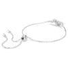 Bracciale Matrix con taglio a baguette, nodo, bianco, placcato in rodio Bracciale Matrix con taglio a baguette, nodo, bianco, placcato in rodio