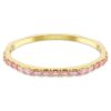 Bracciale Matrix con taglio baguette, forma ottagonale, rosa, placcato oro Bracciale Matrix con taglio baguette, forma ottagonale, rosa, placcato oro