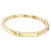 Bracciale Matrix con taglio baguette, forma ottagonale, rosa, placcato oro Bracciale Matrix con taglio baguette, forma ottagonale, rosa, placcato oro