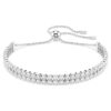 Bracciale Matrix con taglio rotondo, bianco, placcato in rodio Bracciale Matrix con taglio rotondo, bianco, placcato in rodio