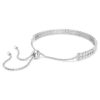 Bracciale Matrix con taglio rotondo, bianco, placcato in rodio Bracciale Matrix con taglio rotondo, bianco, placcato in rodio