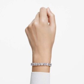 Bracciale Matrix Tennis bianco, placcato in rodio Bracciale Matrix Tennis bianco, placcato in rodio