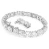 Bracciale Matrix Tennis bianco, placcato in rodio Bracciale Matrix Tennis bianco, placcato in rodio