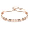 Bracciale Matrix Tennis con taglio rotondo, bianco, placcato in oro rosa Bracciale Matrix Tennis con taglio rotondo, bianco, placcato in oro rosa