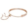 Bracciale Matrix Tennis con taglio rotondo, bianco, placcato in oro rosa Bracciale Matrix Tennis con taglio rotondo, bianco, placcato in oro rosa