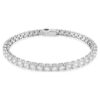 Bracciale Matrix Tennis con taglio rotondo, bianco, placcato in rodio Bracciale Matrix Tennis con taglio rotondo, bianco, placcato in rodio