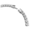 Bracciale Matrix Tennis con taglio rotondo, bianco, placcato in rodio Bracciale Matrix Tennis con taglio rotondo, bianco, placcato in rodio