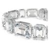 Bracciale Millenia con taglio ottagonale, bianco, placcato in rodio Bracciale Millenia con taglio ottagonale, bianco, placcato in rodio