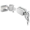 Bracciale Millenia con taglio ottagonale, bianco, placcato in rodio Bracciale Millenia con taglio ottagonale, bianco, placcato in rodio