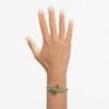 Bracciale Millenia con taglio ottagonale, verde, placcato in oro Bracciale Millenia con taglio ottagonale, verde, placcato in oro
