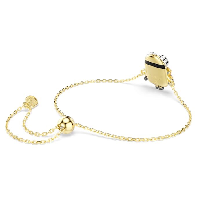 Bracciale Minions Bob con pavé, multicolore, placcato oro Bracciale Minions Bob con pavé, multicolore, placcato oro