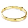 Bracciale Numina con taglio rotondo, bianco, placcato oro