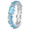 Bracciale per orologio con taglio ottagonale, blu, acciaio inossidabile Bracciale per orologio con taglio ottagonale, blu, acciaio inossidabile