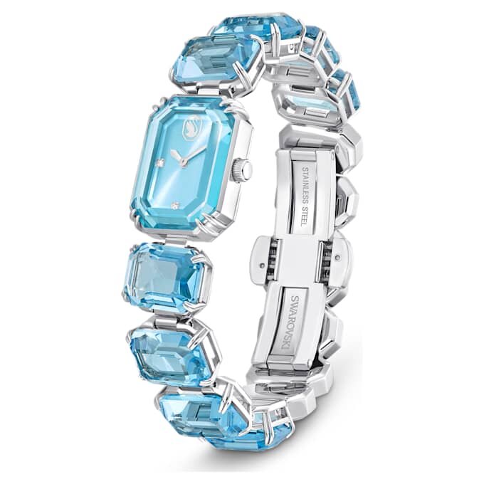 Bracciale per orologio con taglio ottagonale, blu, acciaio inossidabile Bracciale per orologio con taglio ottagonale, blu, acciaio inossidabile